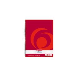   Herlitz Spirálfüzet A5 / 80 lap, lyukasztott, perforált, kockás