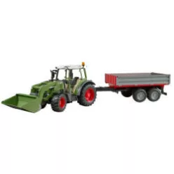   Fendt Vario 211 traktor homlokrakodóval és billenővel - Bruder 2182