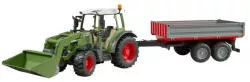 Fendt Vario 211 traktor homlokrakodóval és billenővel - Bruder 2182