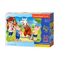 Castorland A három kismalac maxi puzzle 20 db-os (C-02399)