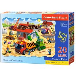 Castorland Házépítés 20 db-os maxi puzzle (C-02412)
