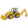 Traktor - JCB 4CX, elülső rakodóval, kotrókanállal - Bruder 2428