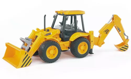 Traktor - JCB 4CX, elülső rakodóval, kotrókanállal - Bruder 2428