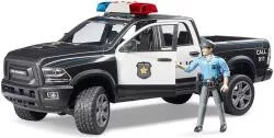 BRUDER Rendőrségi Dodge RAM 2500 rendőrfigurával (02505)