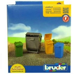 Bruder 4 db szemetes kuka (02607)