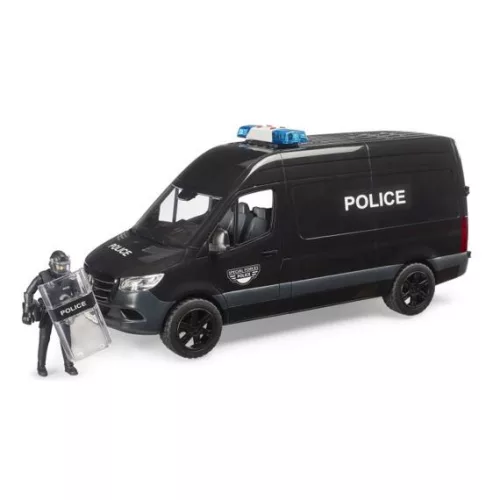 MB Sprinter rendőrrel - Bruder 02685