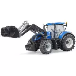  Traktor - New Holland T7.315, elülső rakodóval - Bruder 3121