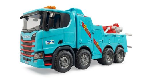 BRUDER Scania Super 560R mentő- és vontatóautó - 03553 1: 16