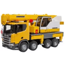 BRUDER Scania teherautó Liebherr daruval 1: 16 (3571)