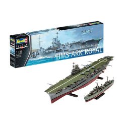   Revell HMS Ark Royal & Tribal Class Destroyer makett 1:720 makett hajó (05149)