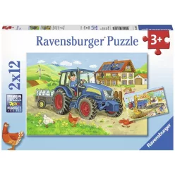 Ravensburger Dolgos mindennapok 2 x 12 db puzzle (07616)