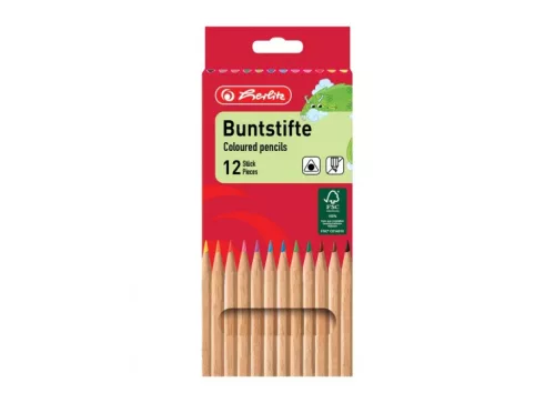 Herlitz Naturfa 12 db-os színes ceruza készlet (08660086)