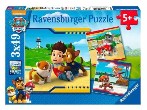 Ravensburger Mancs őrjárat puzzle 3x49 db - Ravensburger (09369)