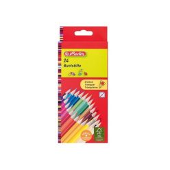 Herlitz Színesceruza / 24 szín Trio lakkozott