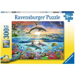 Ravensburger: Puzzle 300 db - Delfin paradicsom (12895)