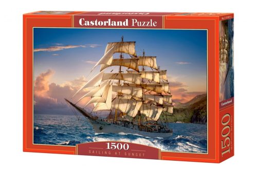 Castorland Hajókázás napnyugtakor 1500 db-os (C-151431)