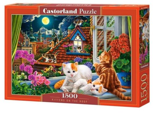 Castorland 1500 db-os puzzle - Cicák a tetőn (C-152056)