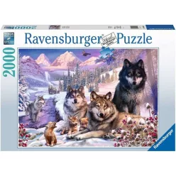 Ravensburger: Puzzle 2 000 db - Farkasok a hóban (16012)