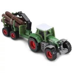   SIKU Claas traktor rönkszállító utánfutóval 1:87 - 1645