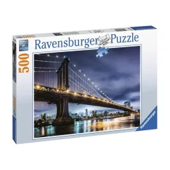   Ravensburger: +Puzzle 500 db - New York, ahol senki nem alszik (16589)