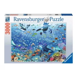   Ravensburger Puzzle 3000 db - Színes víz alatti szórakozás (17444)
