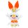 Pokemon Scorbunny plüss játék 30cm