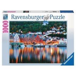 Ravensburger: Puzzle 1000 db - Bergen, Norvégia (19715)