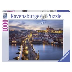 Ravensburger: Puzzle 1000 db - Prága éjjel (19740)