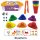 Montessori kreatív színes kavics puzzle