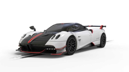 Super Resistant SCALEXTRIC C4399 - Pagani Huayra BC Roadster – Metallic Pearl White (1:32)