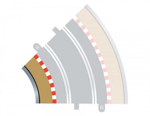 SCALEXTRIC C8225 - Radius 2 Inner Border/Barrier 45°