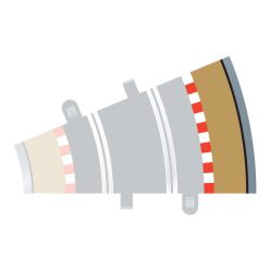   pályadarab SCALEXTRIC C8239 - Border, Kerb & Barrier - Curve - R2 - 22.5fok külső