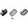 SCALEXTRIC C8330 - Drift Guide Blade 2 Braid Plates 1 Screw