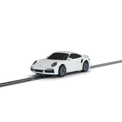   MICRO SCALEXTRIC G2214 - Micro Scalextric Porsche 911 Turbo Car - White (1:64)