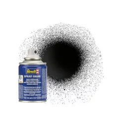   Revell - Fényes fekete spray akril aeroszol - 100ml (34107 R)