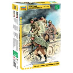 Zvezda Soviet Tank Infantry WWII 1:35 (3544)