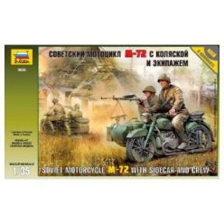 Zvezda Military Soviet WWII Motorcycle M-72 1:35 (3639)