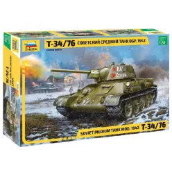 Zvezda T-34/76 mod.1942 1:35 makett harcjármű (3686)