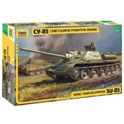   Zvezda SU-85 Self Propelled Gun 1:35 makett harcjármű (3690)