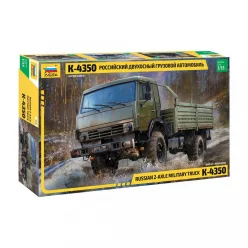  Zvezda Russian 2 Axle Military Truck K-4326 1:35 makett harcjármű (3692)