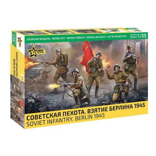 Zvezda Soviet Infantry Berlin 1945 1:35 (3718)