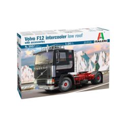   Italeri - Volvo F12 Intercooler (low roof) with accessories 1:24 (3957s)