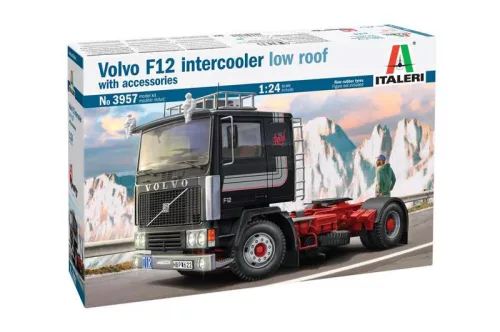Italeri - Volvo F12 Intercooler (low roof) with accessories 1:24 (3957s)