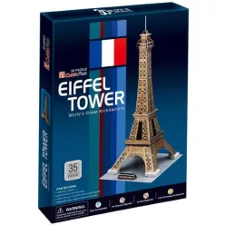Cubicfun 3D puzzle Eiffel Tower arany