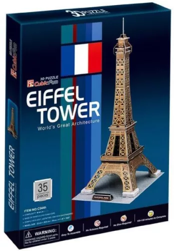 Cubicfun 3D puzzle Eiffel Tower arany