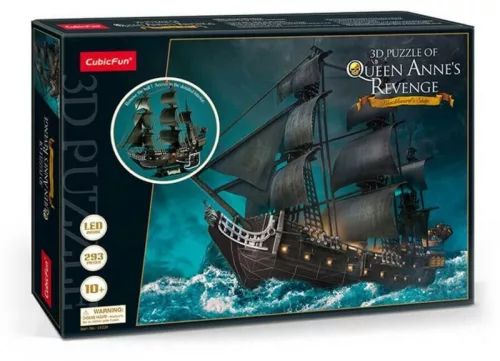 Cubicfun 3D puzzle Queen Anne's led ÚJ