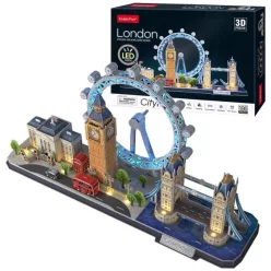 Cubicfun 3D puzzle City Line London LED-es