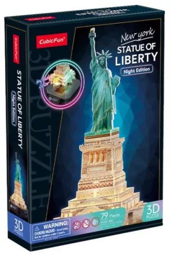 Cubicfun 3D puzzle világítós Statue of Liberty