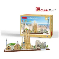 Cubicfun 3D puzzle City Line Barcelona