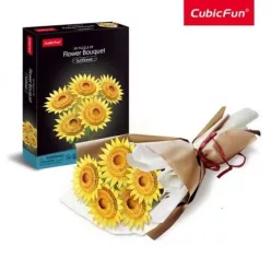 Cubicfun 3D puzzle napraforgó csokor
